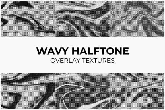 Download Wavy Halftone Overlay Textures - Overlay textures Collection
