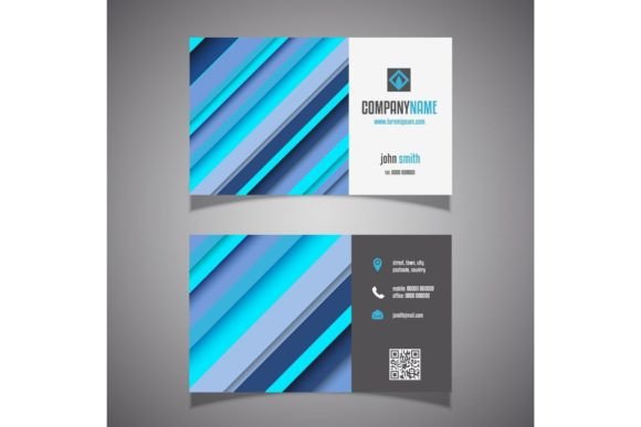 Download Modern Stripes Business Card - Stripes Collection