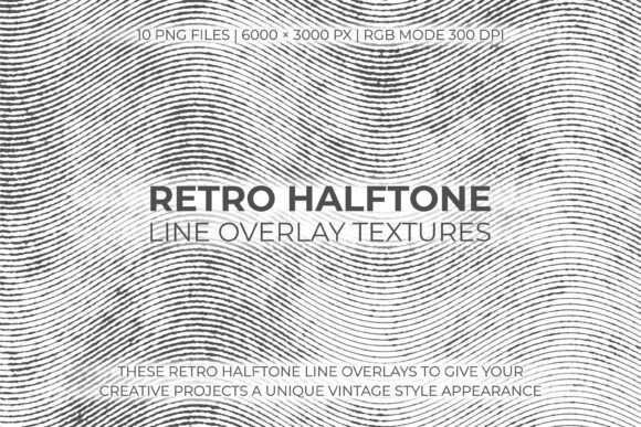 Download Retro Halftone Line Overlay Textures - Overlay textures Collection