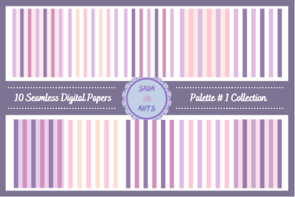 Download Seamless Stripes Pattern Digital Paper - Stripes Collection