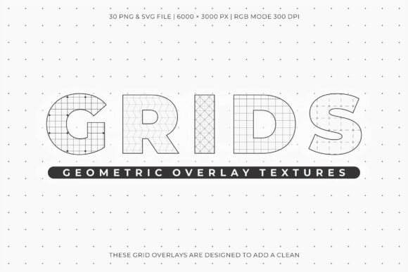 Download Grids – Geometric Overlay Textures - Overlay textures Collection