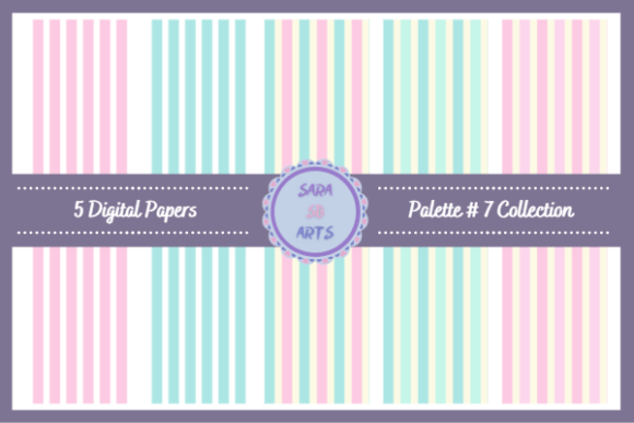 Download Seamless Stripes Pattern Digital Paper - Stripes Collection
